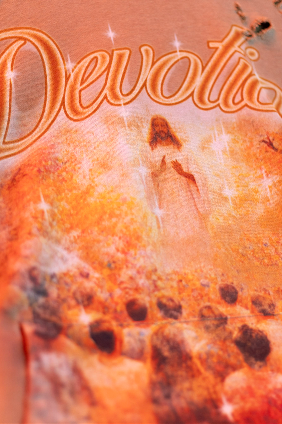 DEVOTED CHRIST HOODIE (TAN)